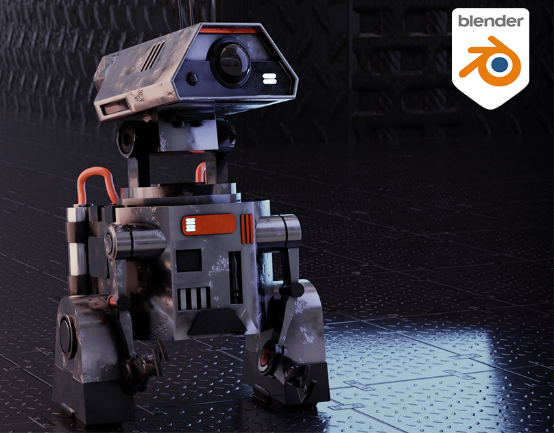 Robot Sci-Fi 3D Animation